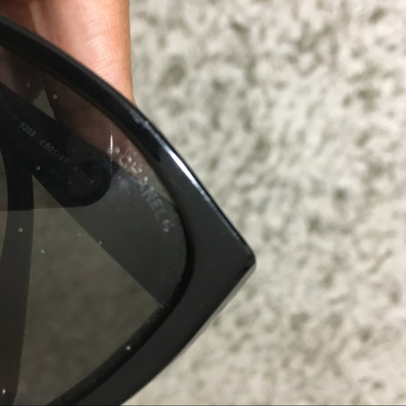 Sold ❤️ Chanel sunglasses black CC 5203 - Picture 8 of 8